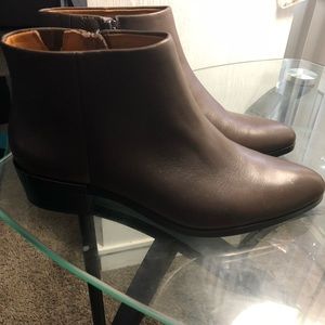 Brown Leather Coach Boots